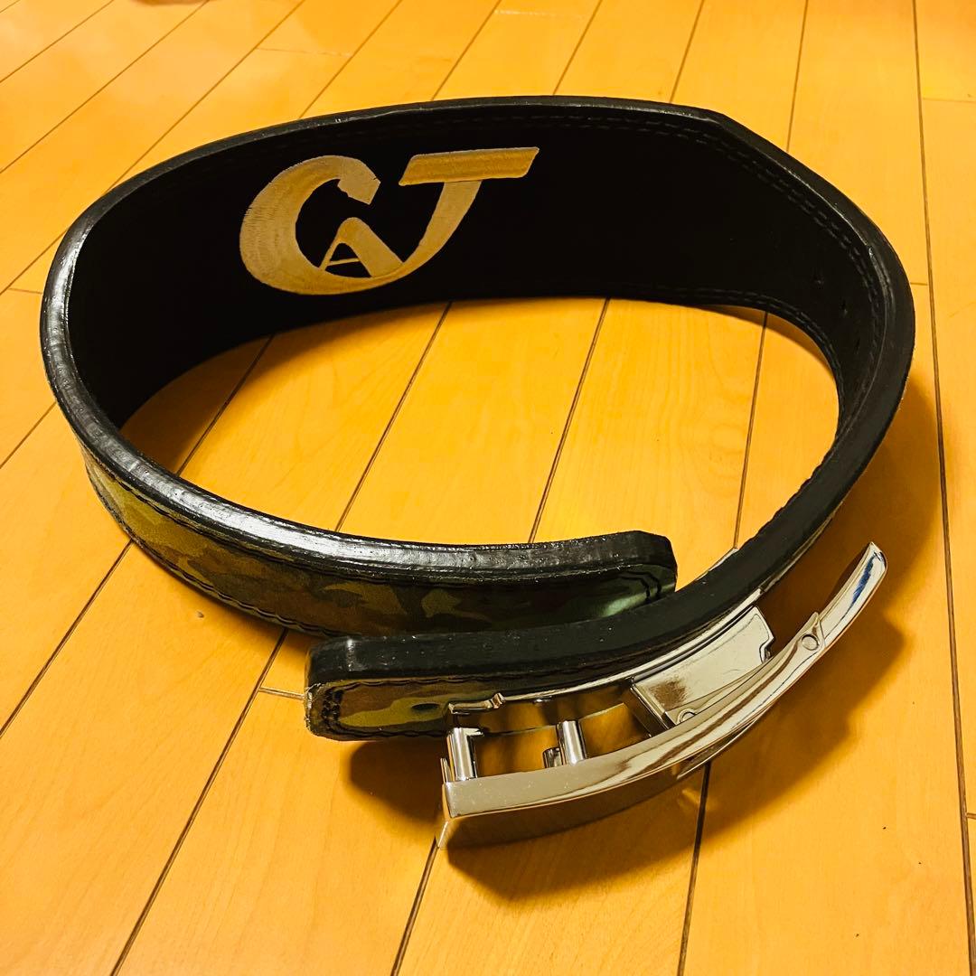 ジュラシック木澤　迷彩 パワーベルト クロームバックル　Mサイズ