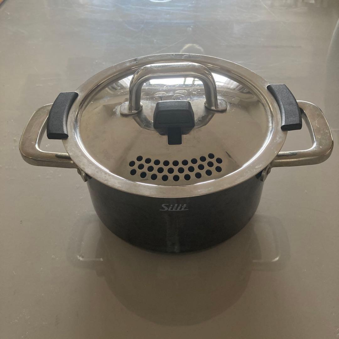 Silit シリットポット 両手鍋　メタルコントロール蓋　16cm シリガン