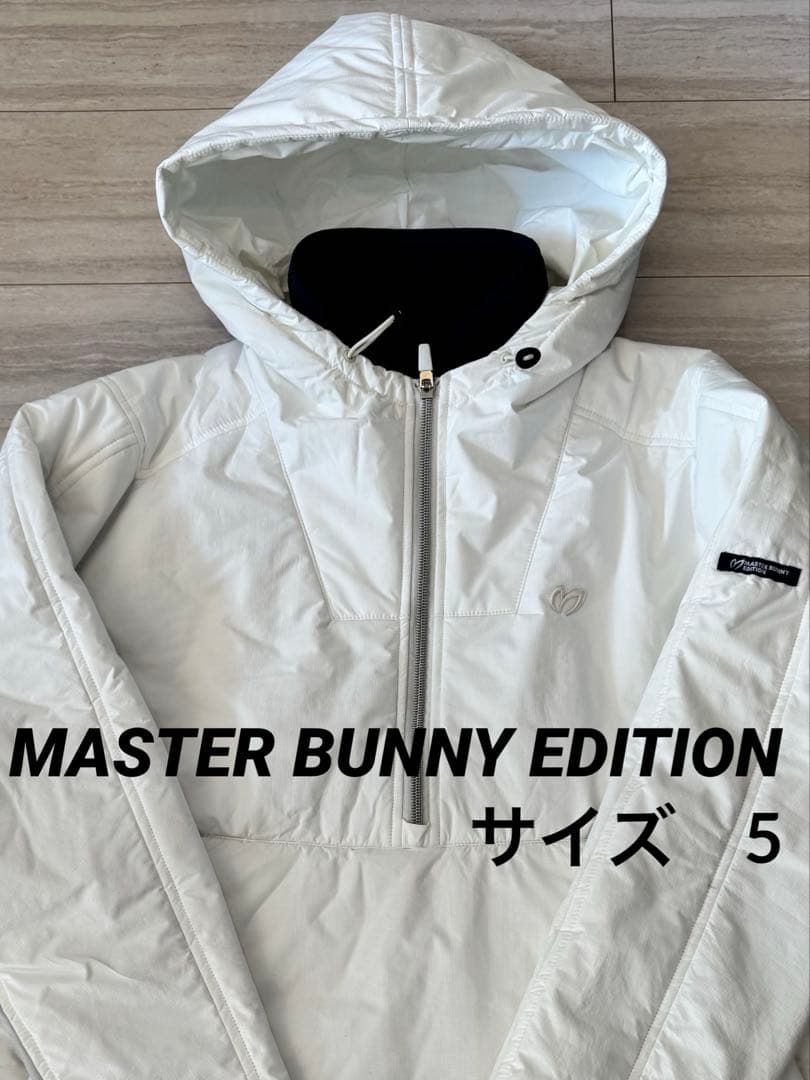 ✨美品✨MASTER BUNNY EDITION 中綿ホワイトブルゾン　サイズ5