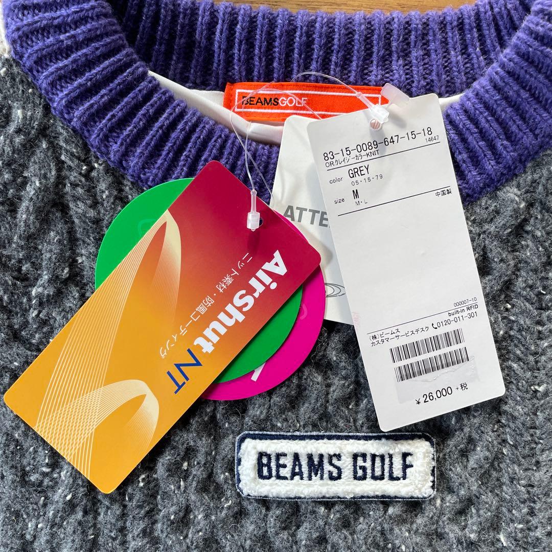 BEAMS GOLF 防風　ニット
