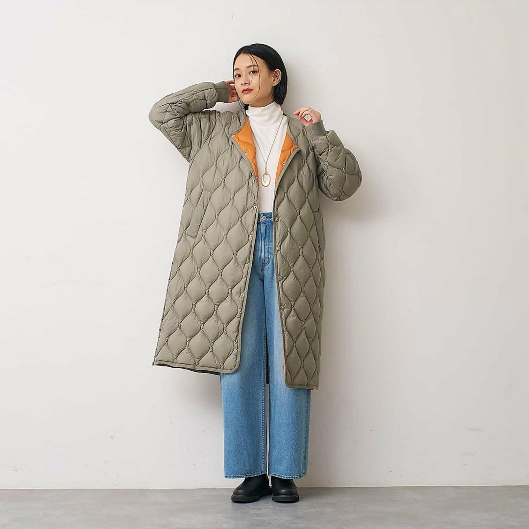 TAION オーバーサイズ ダウン ロングジャケット　ダウンジャケット　コート