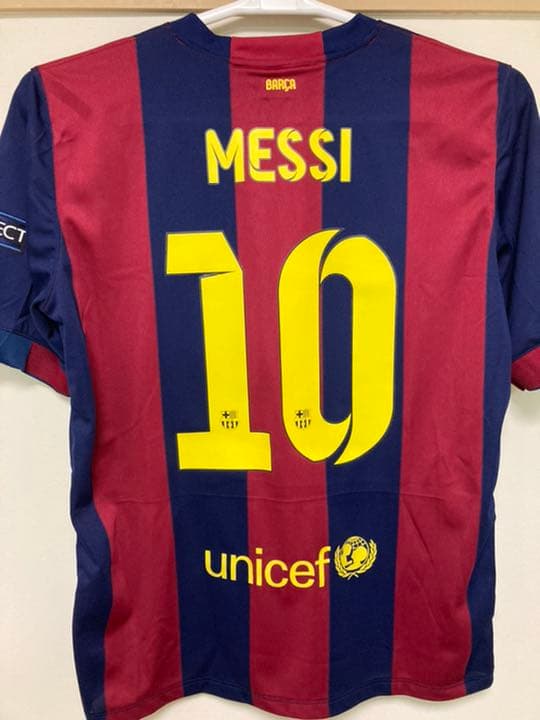 メッシ　FCバルセロナレプリカユニフォーム　チャンピオンズリーグ