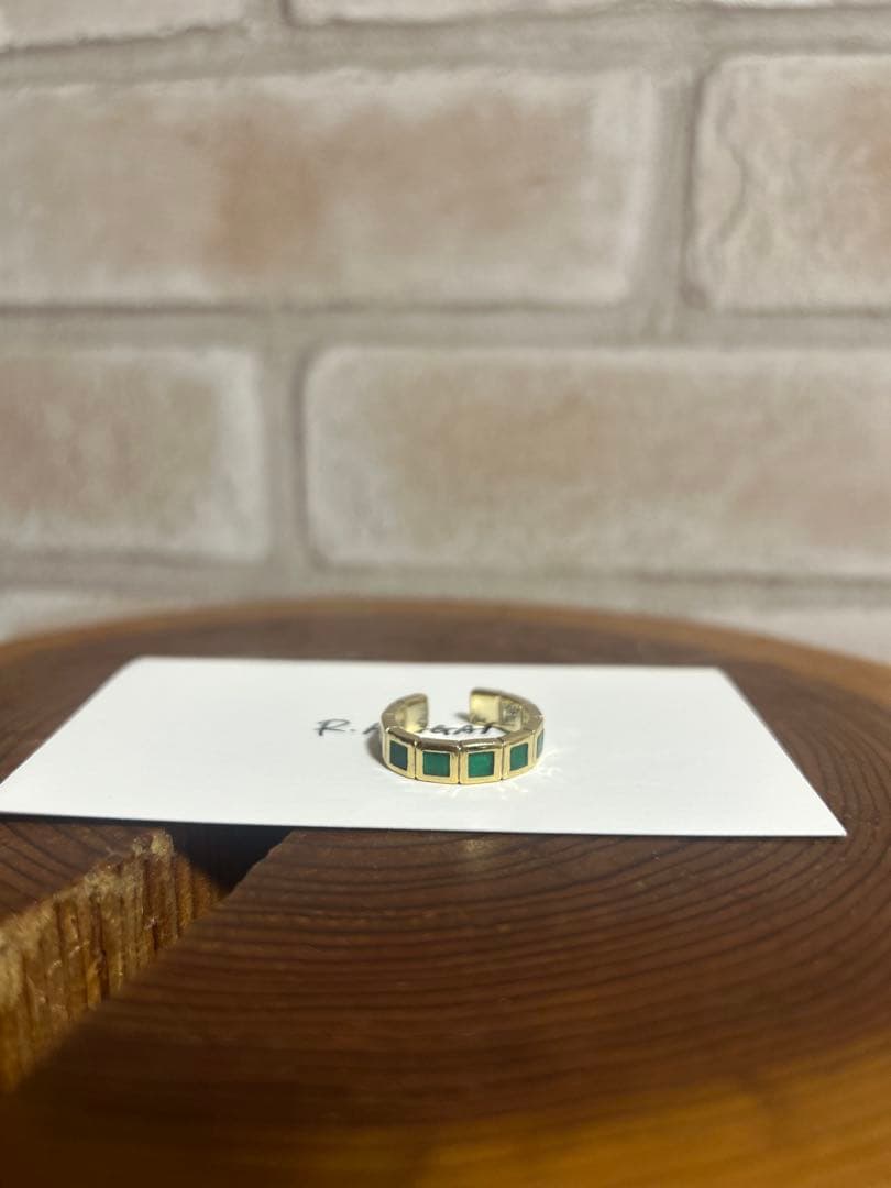 sea　R.ALAGAN ララガン SMALL TILE RING