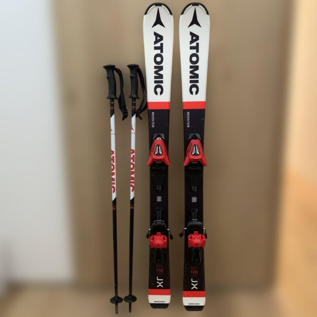 ★購入不可★ネコタ★ATOMIC キッズスキー板＆ストック　110