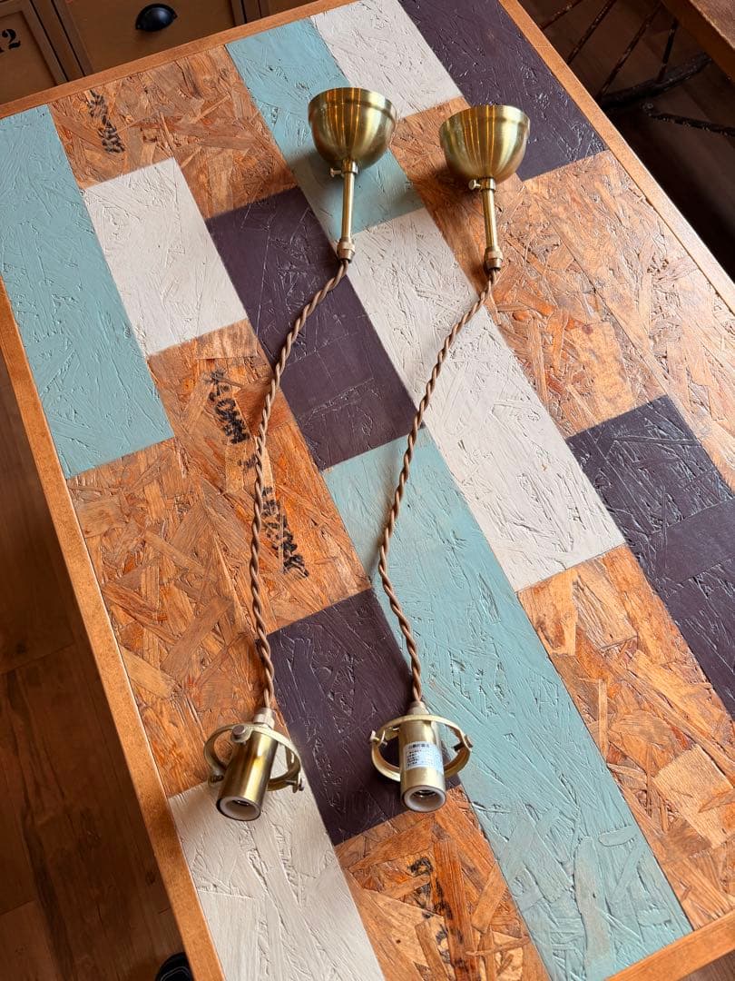 真鍮製ペンダントライト E17 100V 60W