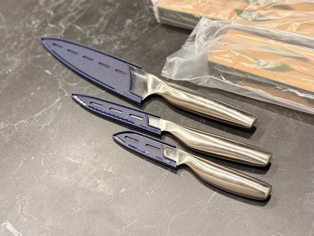 Tupperware タッパーウェア包丁3種類セットまとめ売り