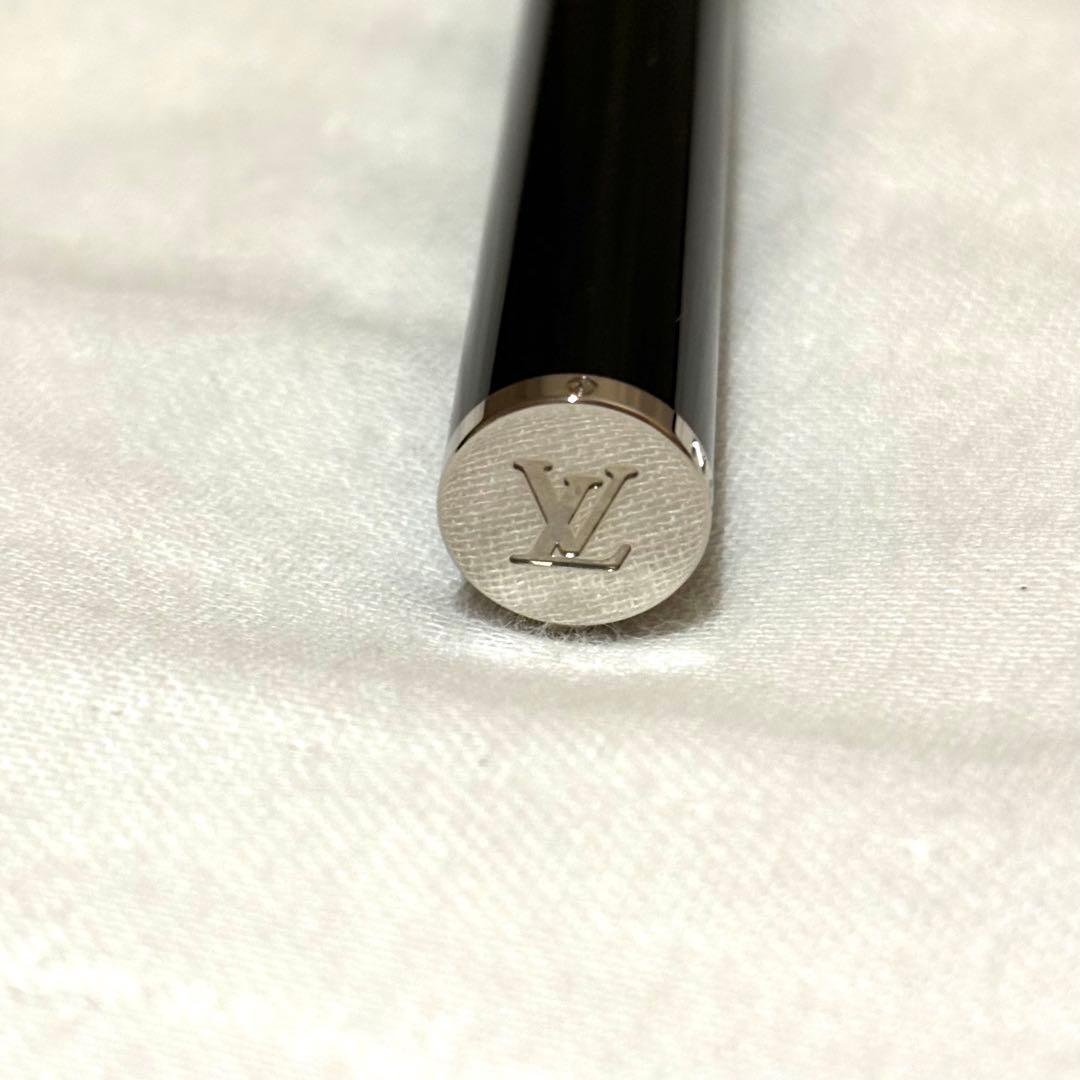 【美品】ルイ ヴィトン ジェットリーニュ ボールペン ツイスト式 シルバー金具