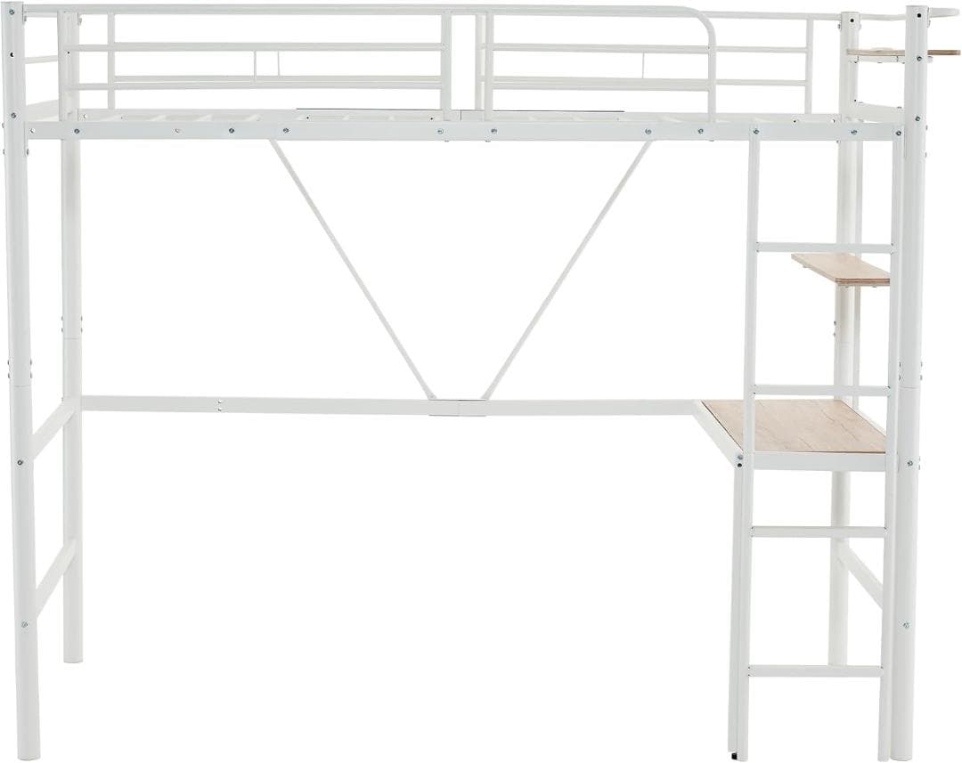 GDFStudio ARBRパイプベッド シングル システムベッド ホワイト