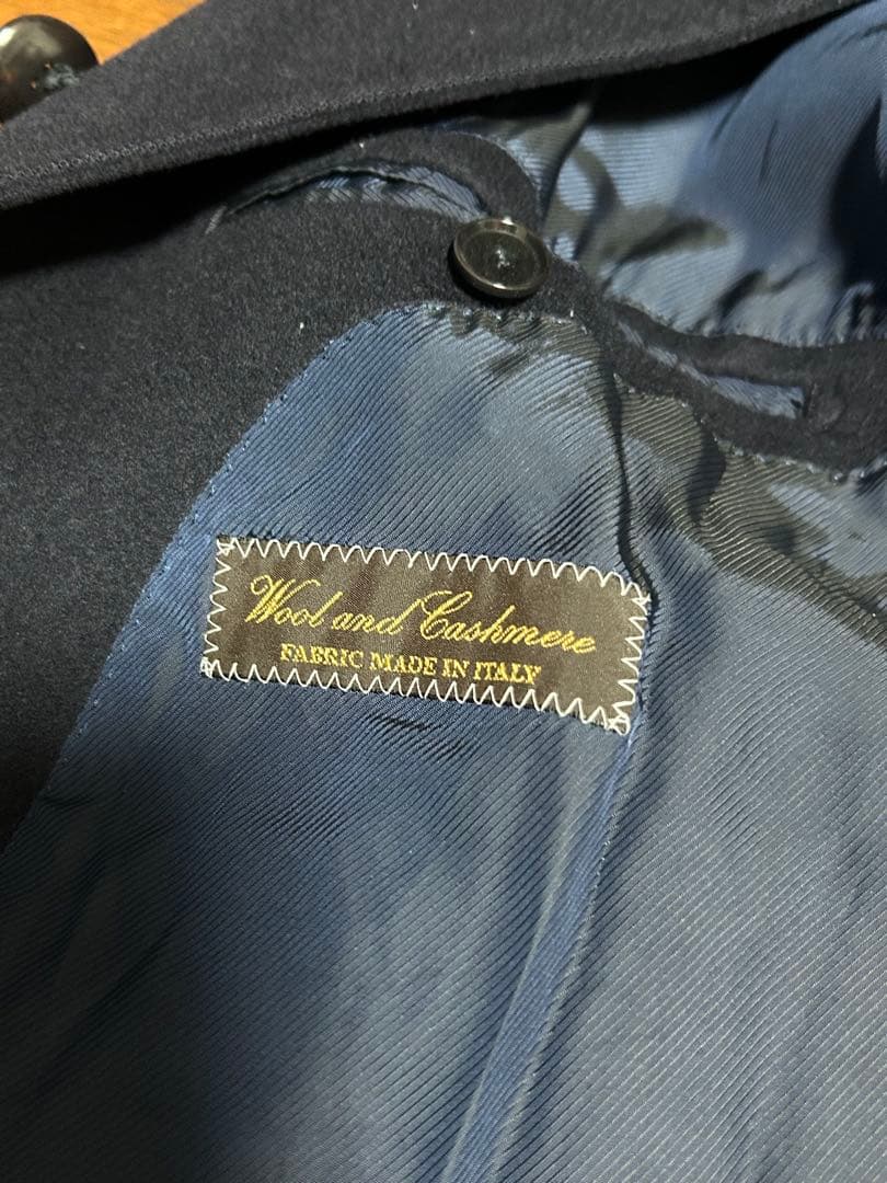 ✨️美品✨　エディフィス　シングルトレンチコート　カシミヤ混　ベルテッド　グレー