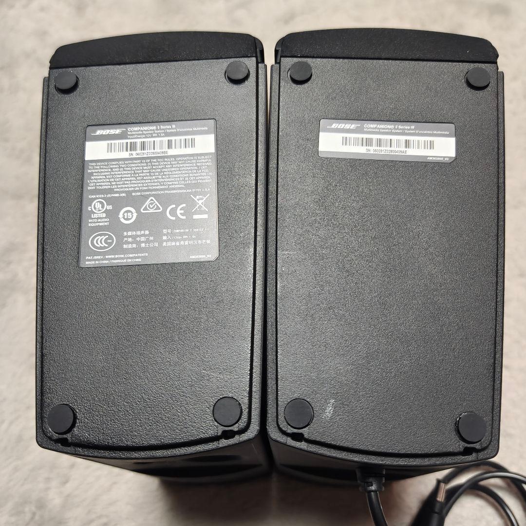 【美品】Bose Companion 2 Series III スピーカー ペア