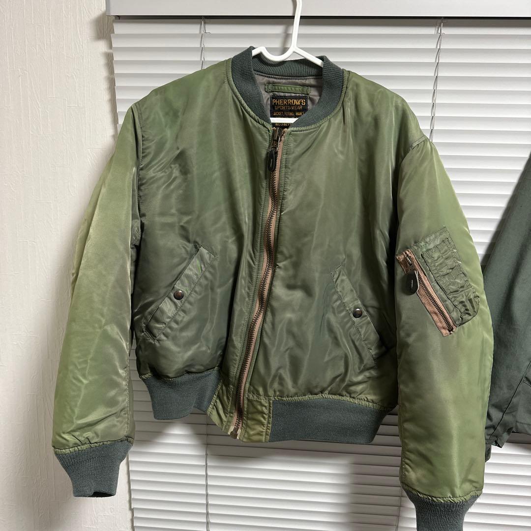 PHERROW'S MA-1 フライトジャケット M 希少