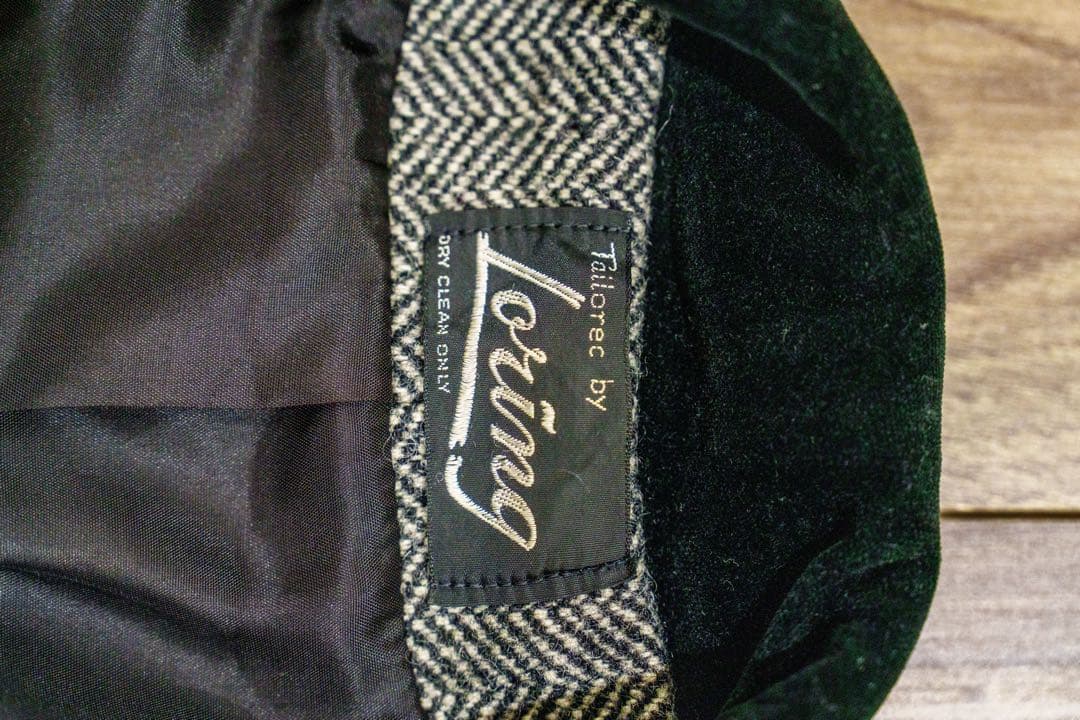 【年末値下げ】ロングコート / Pure Wool 100% ヘリンボーン柄