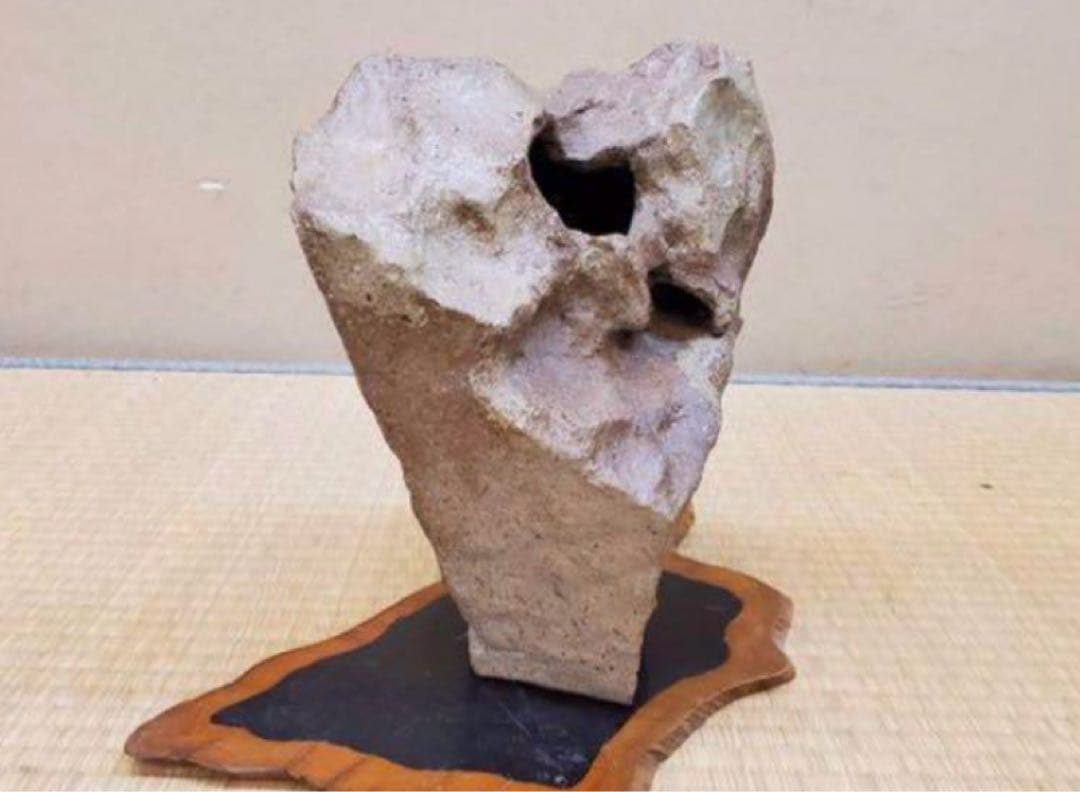 特殊な鉢　山野草鉢　盆栽鉢　高さ20 センチ　No.124