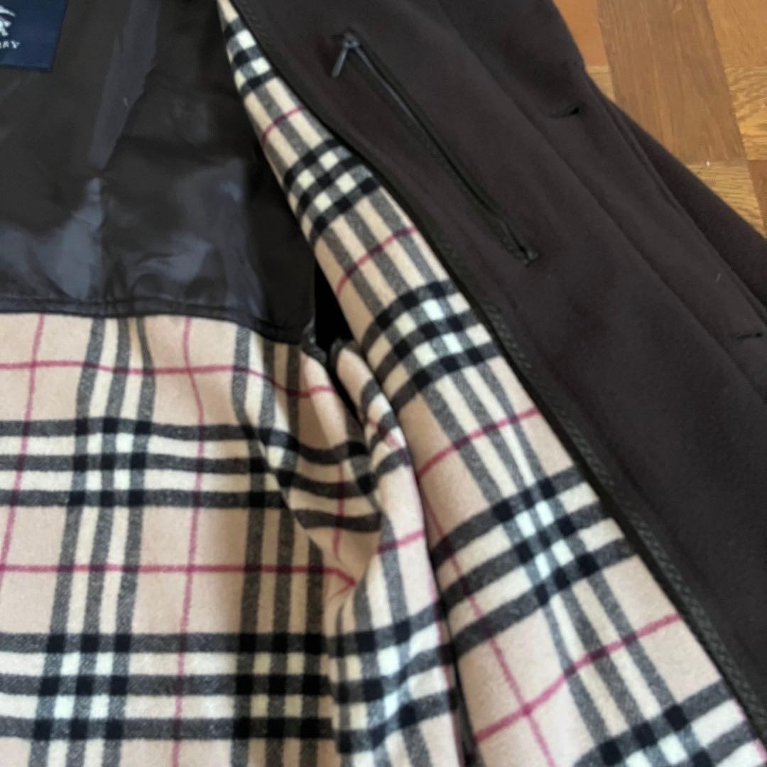 burberry london ダークブラウン ステンカラーコートLサイズ