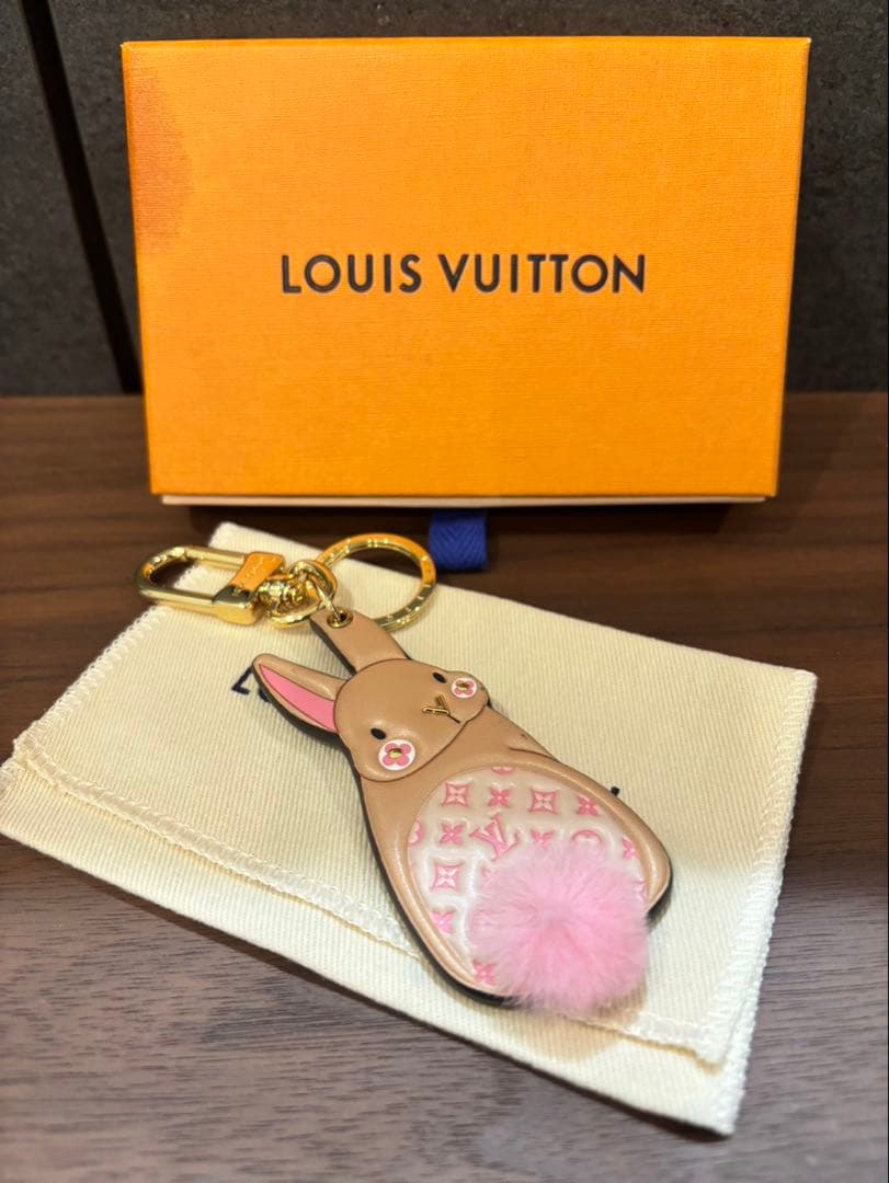 ヴィトン　ポルトクレバニー　レザー　バッグチャーム　M00994