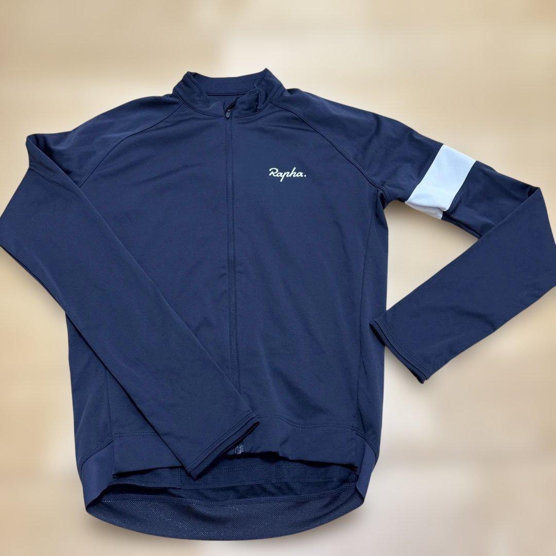 最終値下げ！　Rapha ネイビー 長袖サイクルジャージ