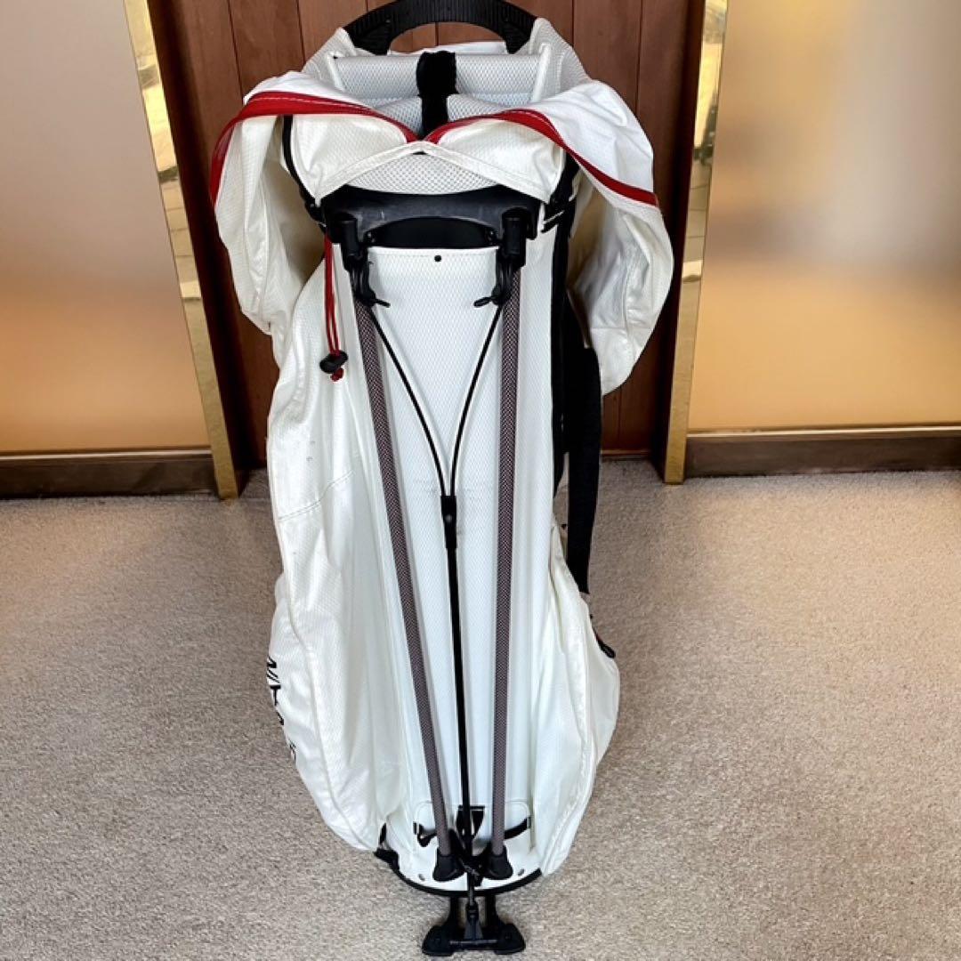 SUN MOUNTAIN・キャディバッグ・スタンド・白・６分割・サンマウンテン