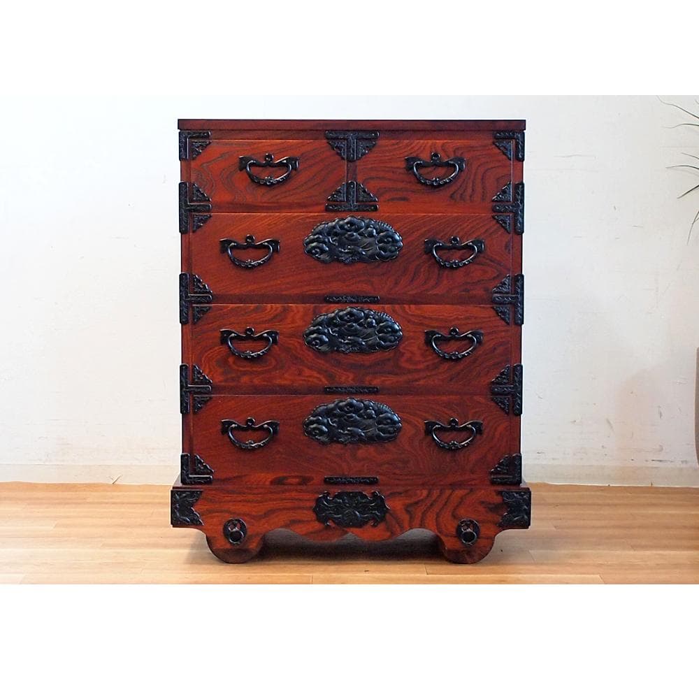 美品 伝統工芸 岩谷堂箪笥 車箪笥 80cm 和モダン