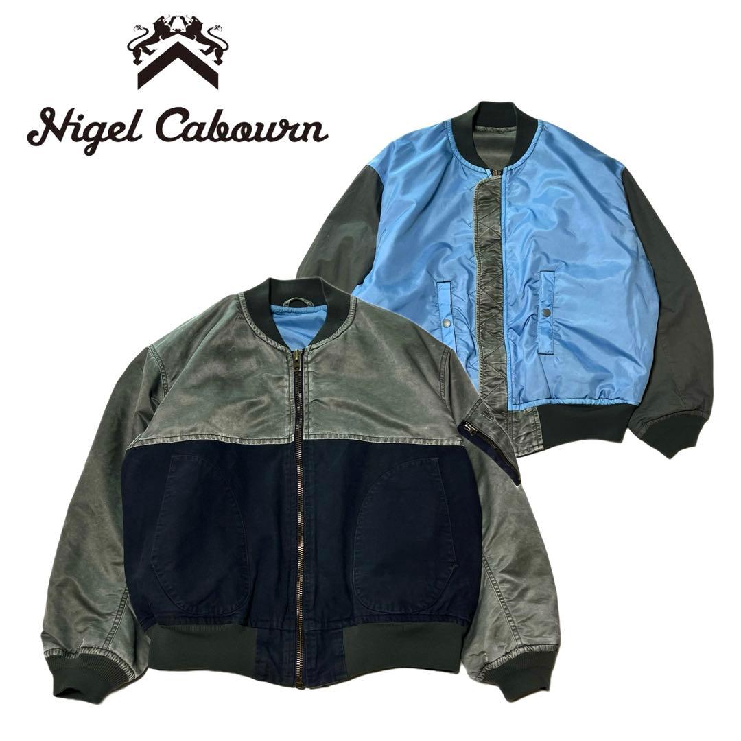 ジャケット・アウター Nigel Cabourn FLIGHT JACKET PIGMENT DYE