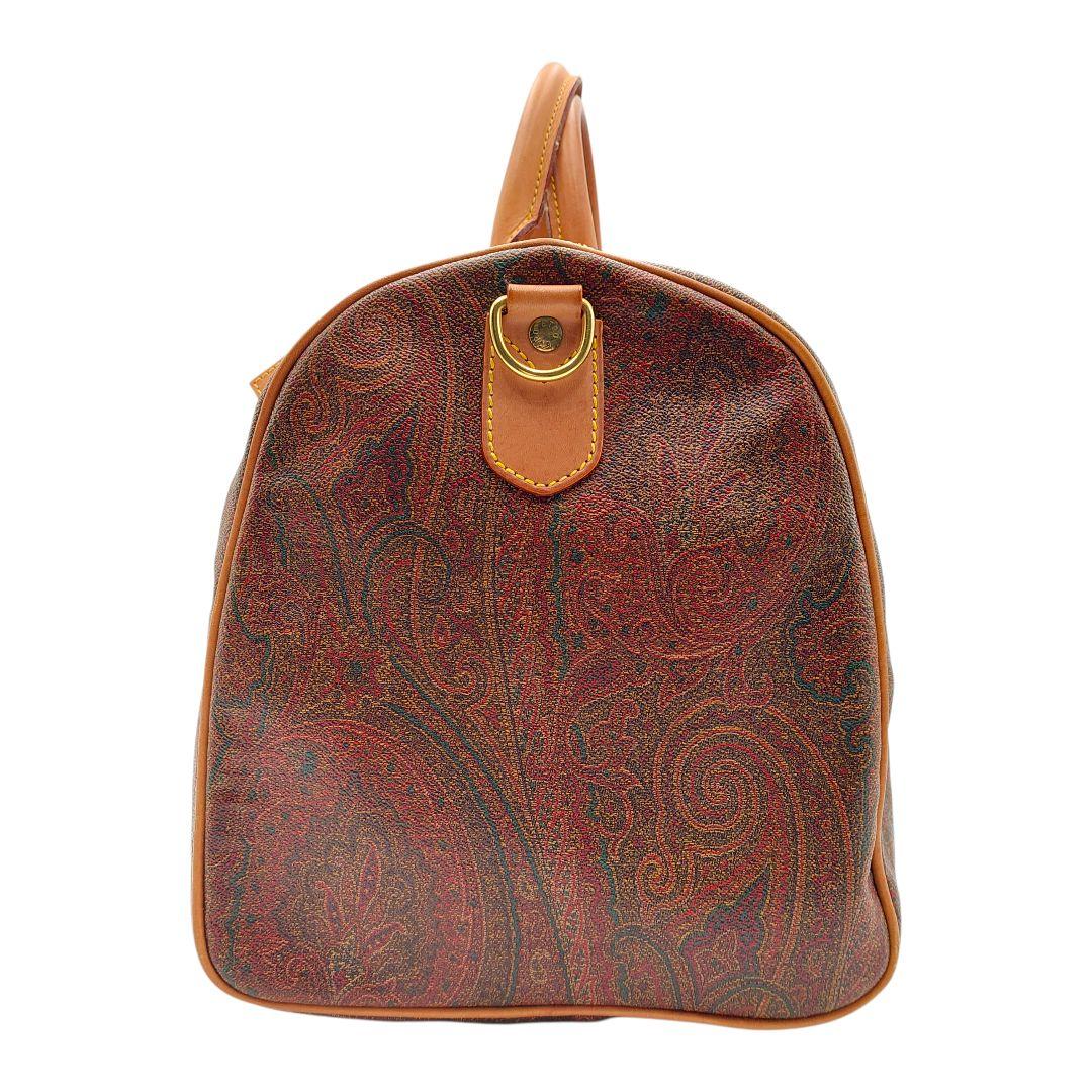 【極美品】ETRO　エトロ　ペイズリー柄 ボストンバッグ 　旅行鞄　大容量　人気