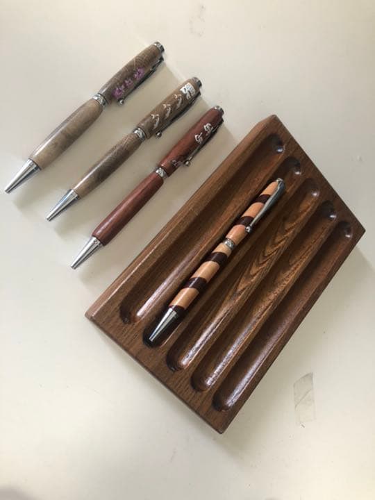 銘木のポールペンセット