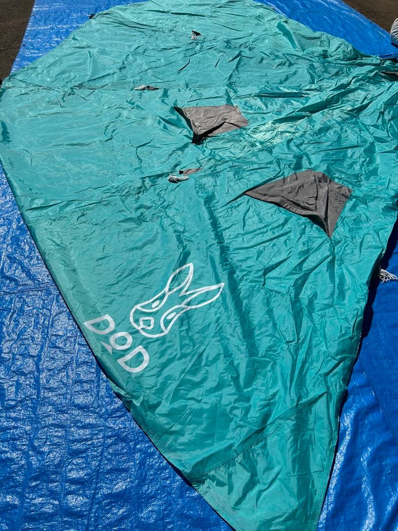 【美品】DOD 2ルームワンポールテント T4-201