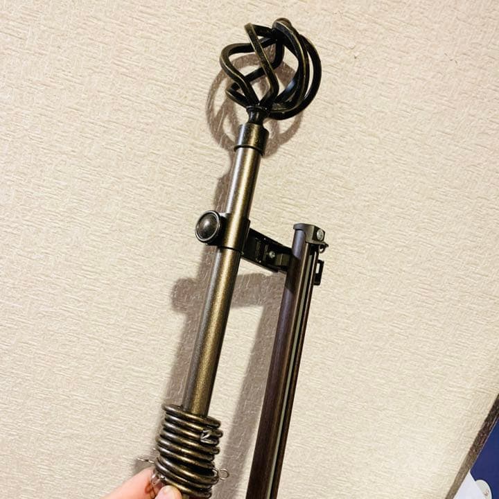 カーテンレール　アイアン　 クラシック　アンティーク調