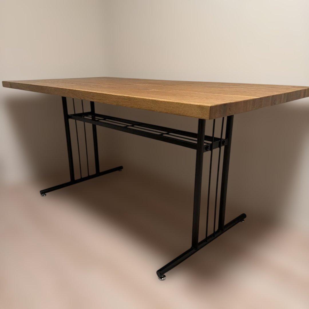 【定価約8万】クラッシュゲート グリット LDテーブル 140cm オーク材