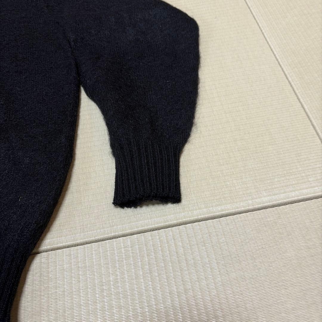 【新品】 WACKO MARIAブラック モヘアカーディガン　Mサイズ　25SS