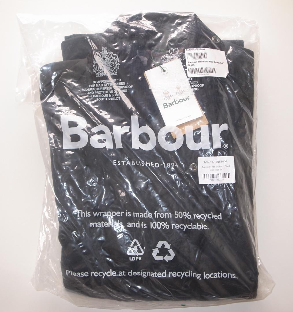 BARBOUR BEAUFORT jacket ビューフォート black 36