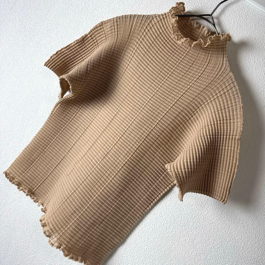 ISSEYMIYAKE イッセイミヤケ 半袖プリーツ ブラウス 2