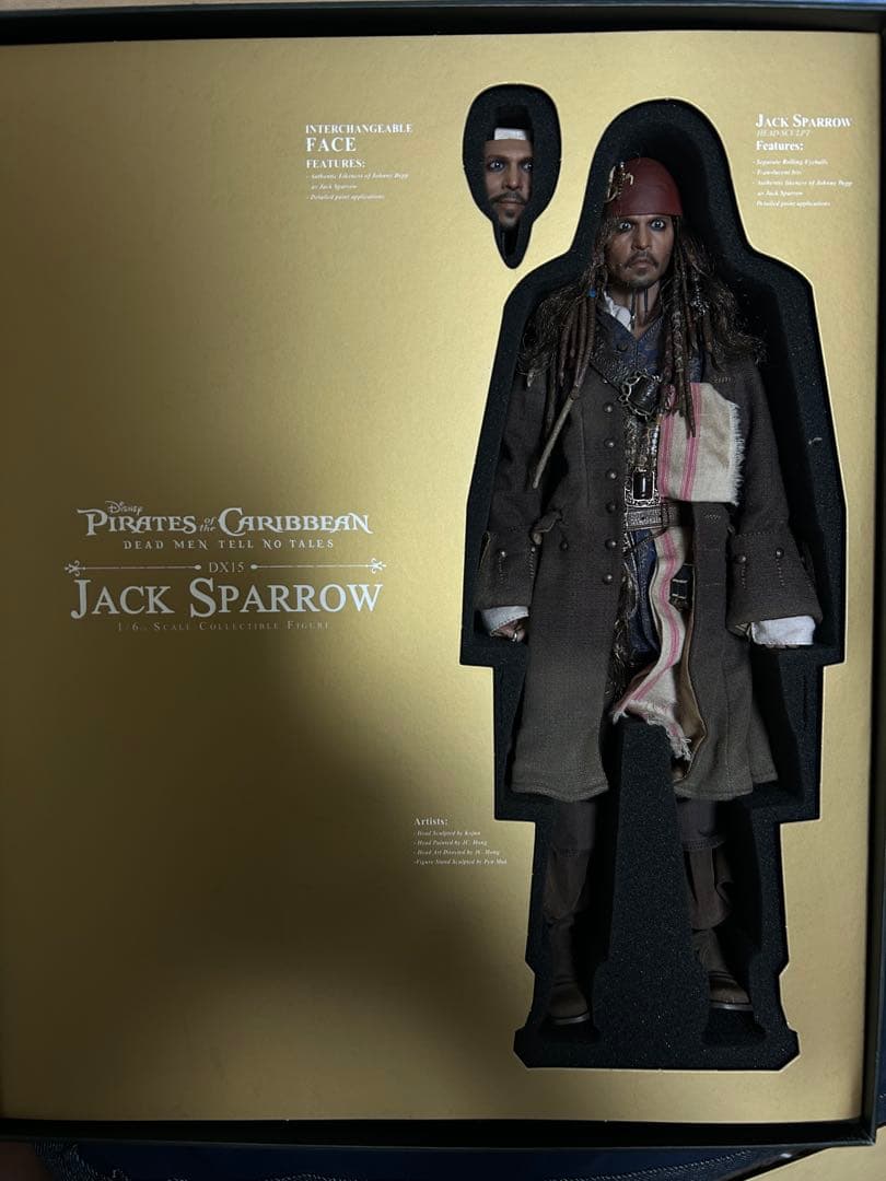 ジャック・スパロウ 1/6スケール フィギュア ホットトイズ