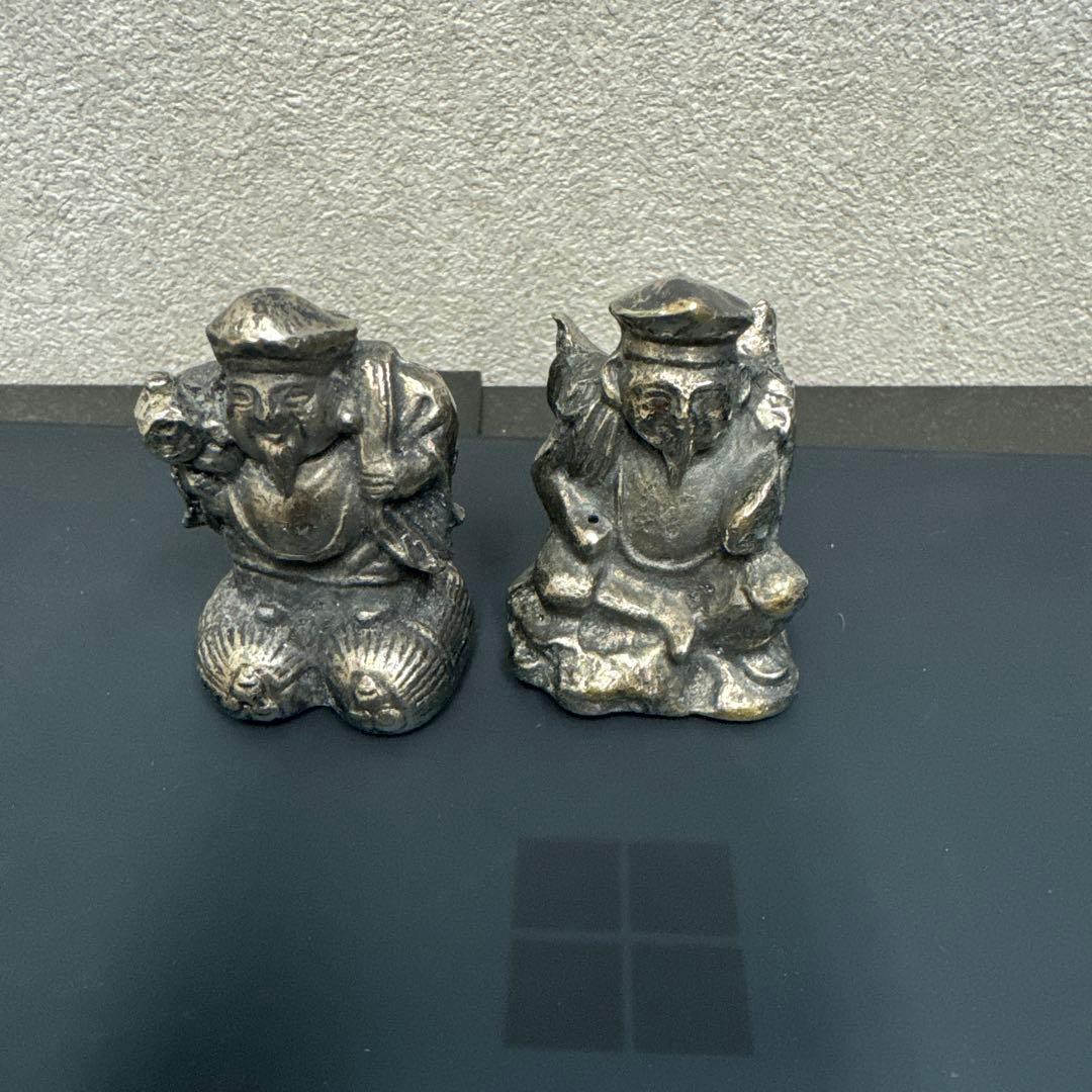三越謹製 金属製品 七福神 2体セット