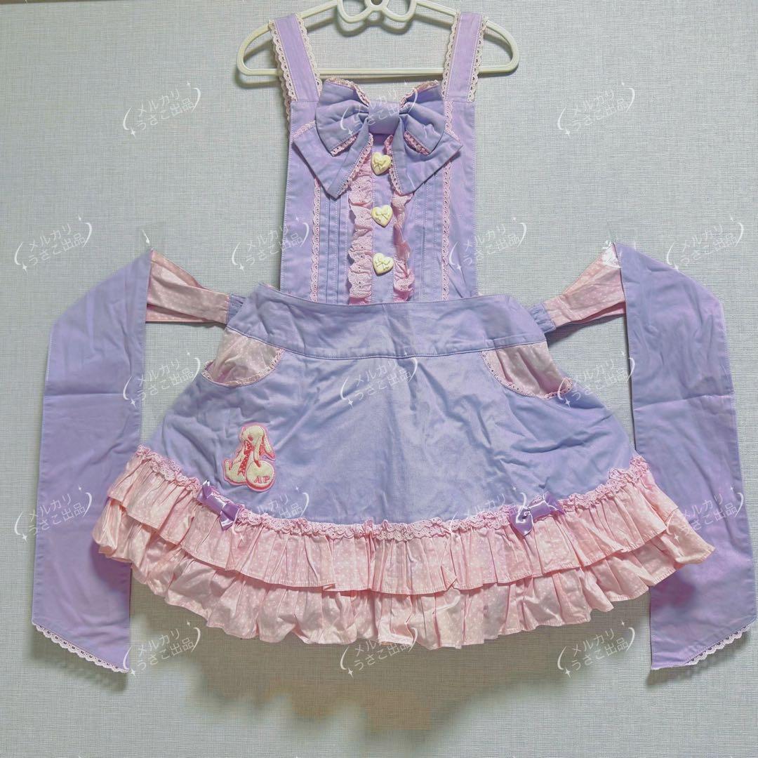 超レア 古早 Angelic Pretty うさぎワッペン サロペット