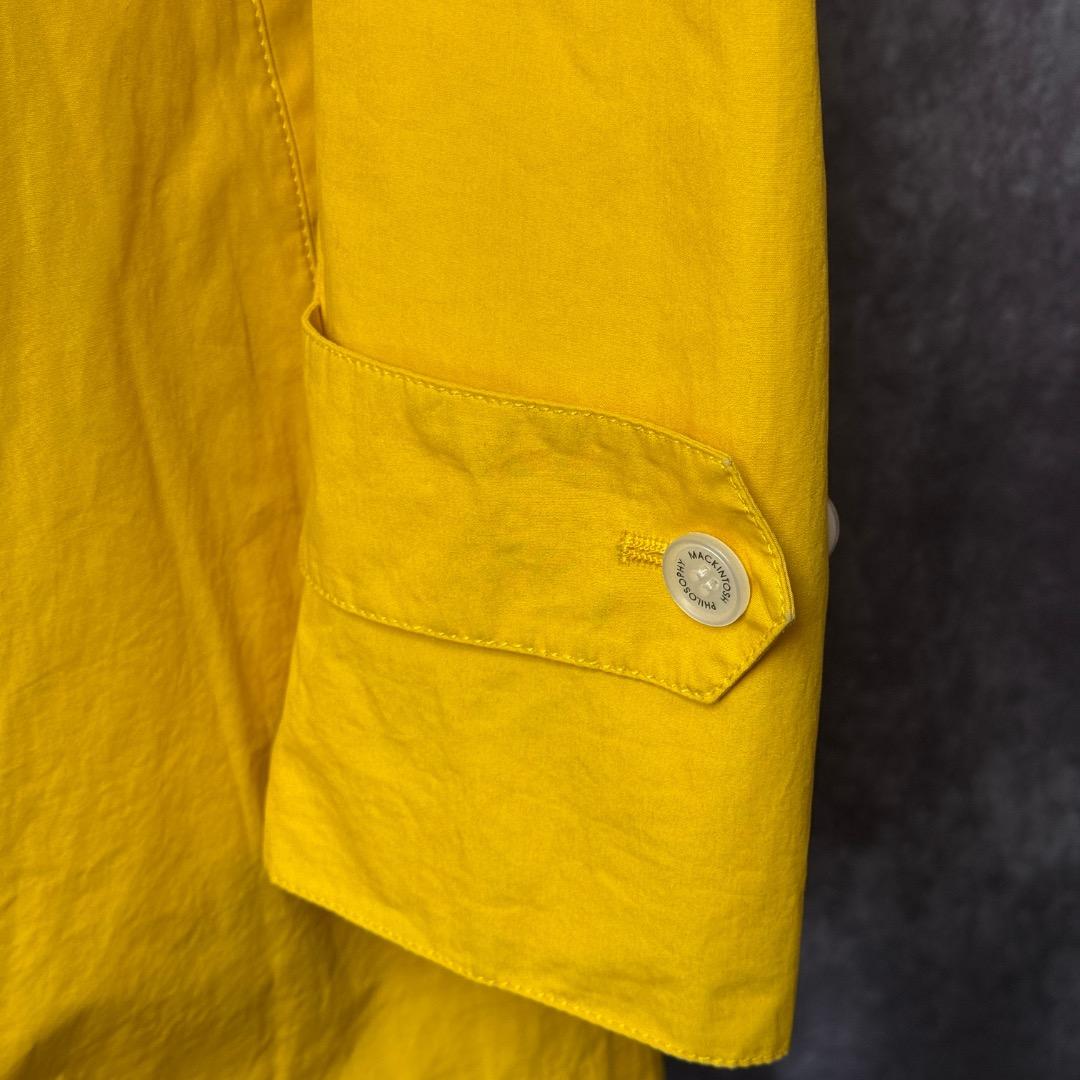 Mackintosh マッキントッシュ フィロソフィー ステンカラーコート黄 M