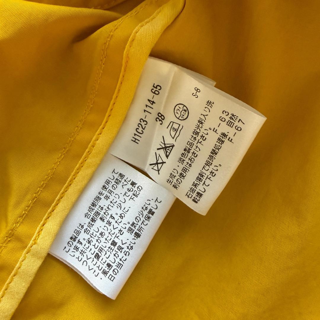 Mackintosh マッキントッシュ フィロソフィー ステンカラーコート黄 M