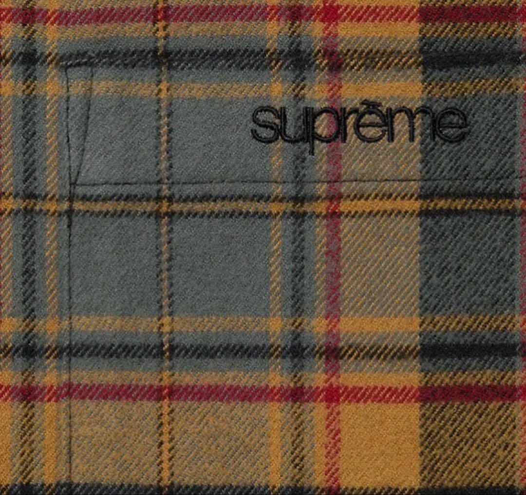 トップス Supreme Plaid Flannel Shirt Black L