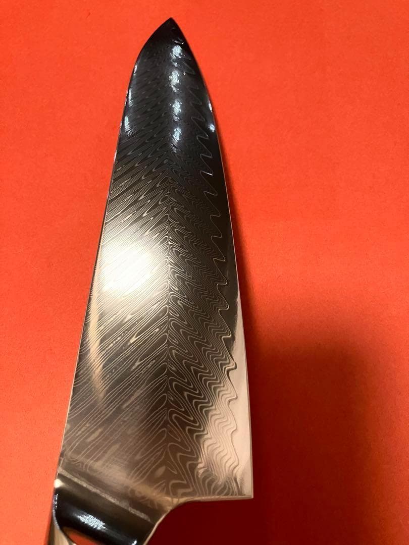 VG10 67層ダマスカス G10柄牛刀 210mm