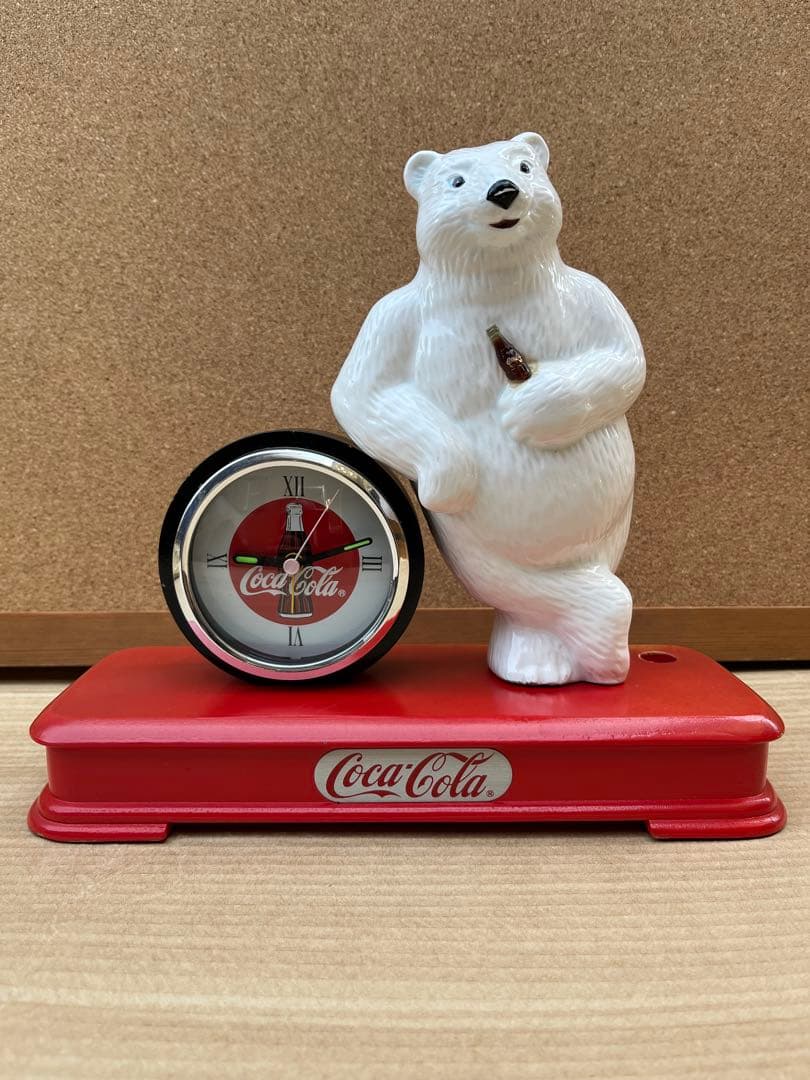 コカコーラ 置き時計 ポーラベアー　1990年代