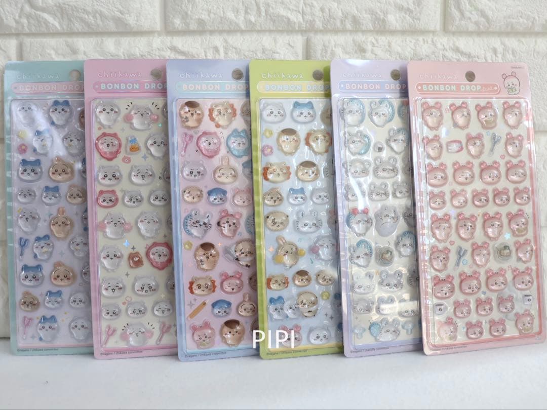 ボンボンドロップシール　ちいかわ　第1弾　第2弾