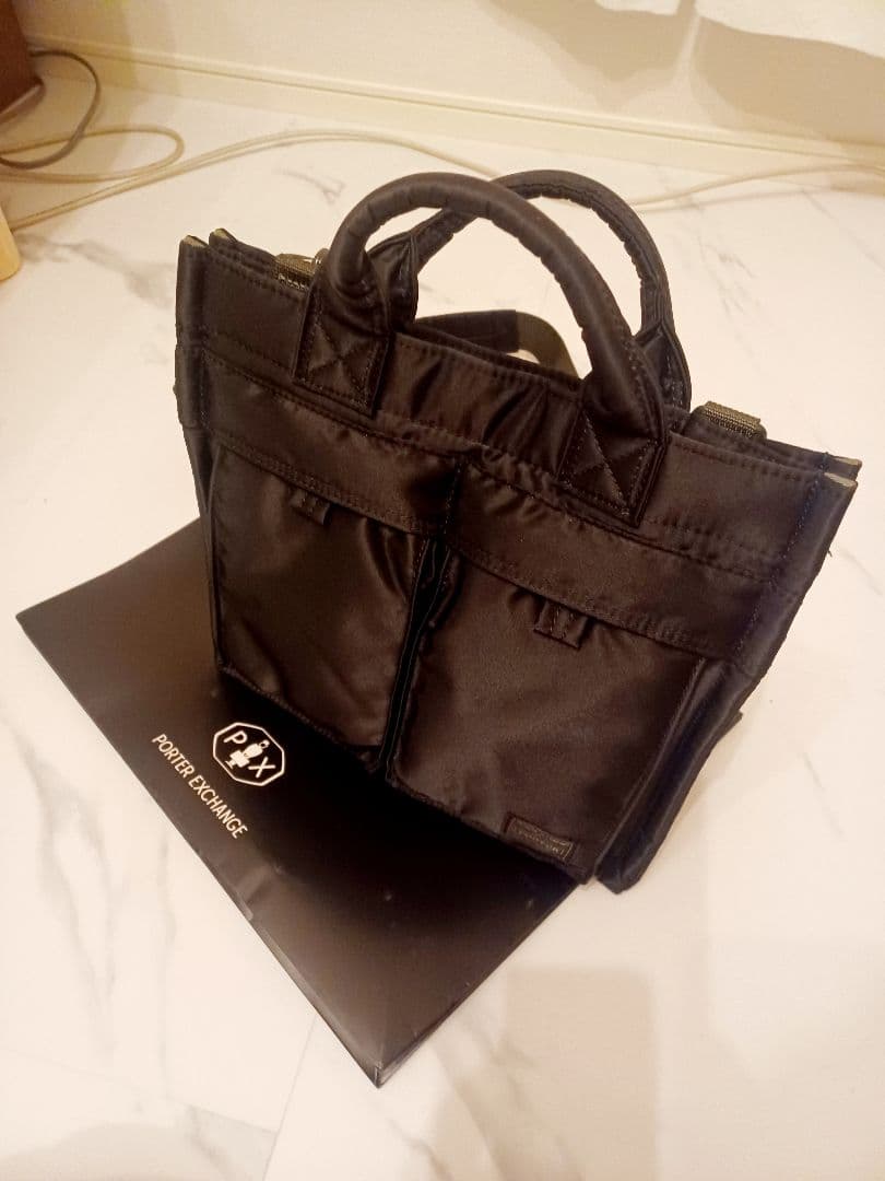 美品！発売即完売モデル！PORTER /PX TANKERブラックトートバック