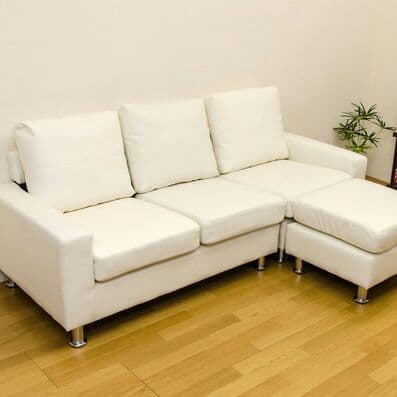 アウトレットセール☆105800円→38000円！最安値　三人掛けカウチソファー