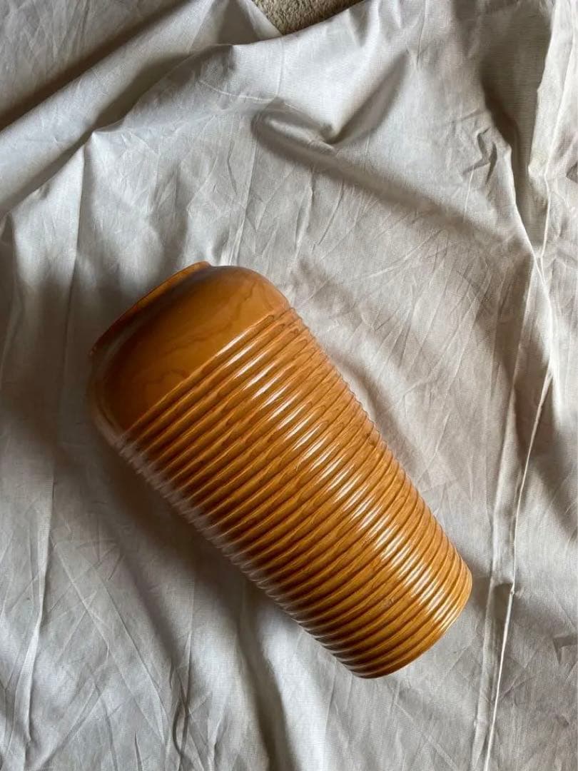 古道具　木工花瓶