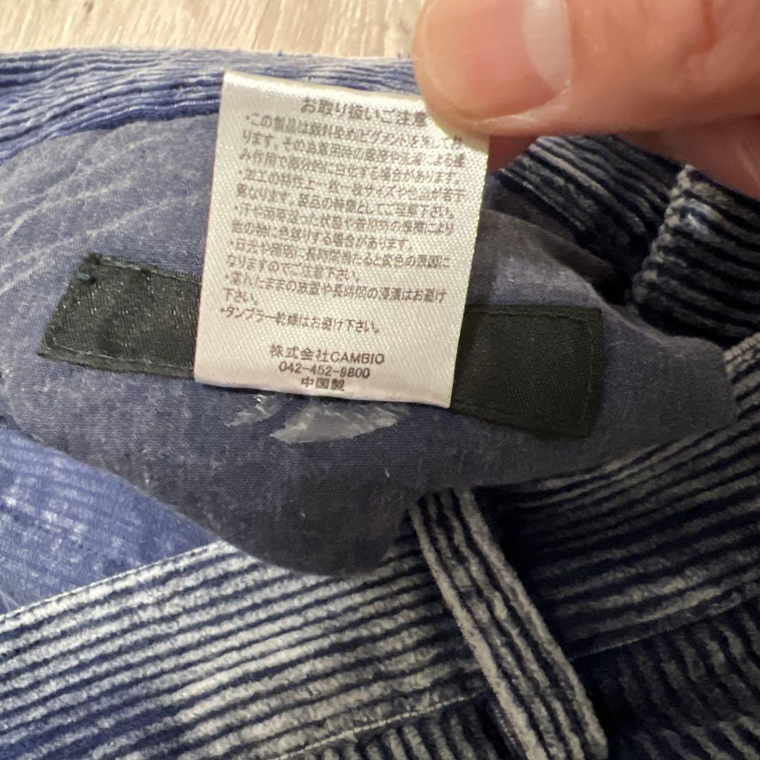 CAMBIO(カンビオ)フェード加工コーデュロイ バルーンテーパードパンツ