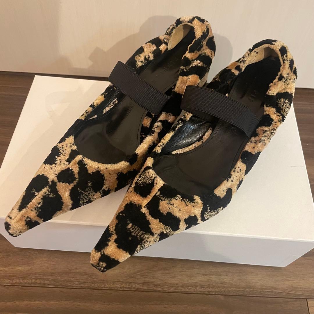 PurplepearPIPPICHIC レオパードパンプス