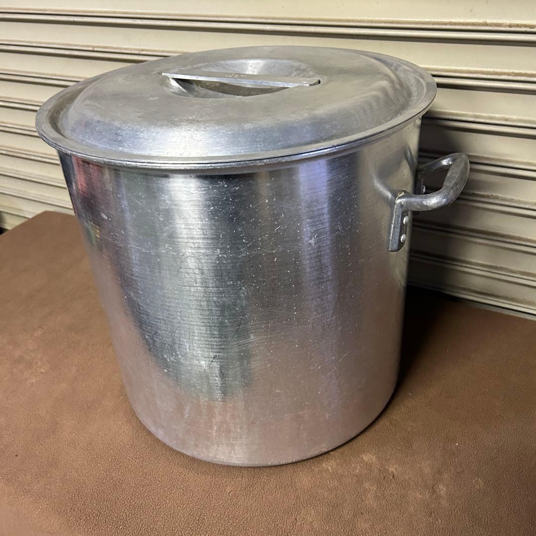 CF45★アルミ製★ 特大 蓋付 寸胴鍋 両手鍋 直径45㎝ 業務用 361