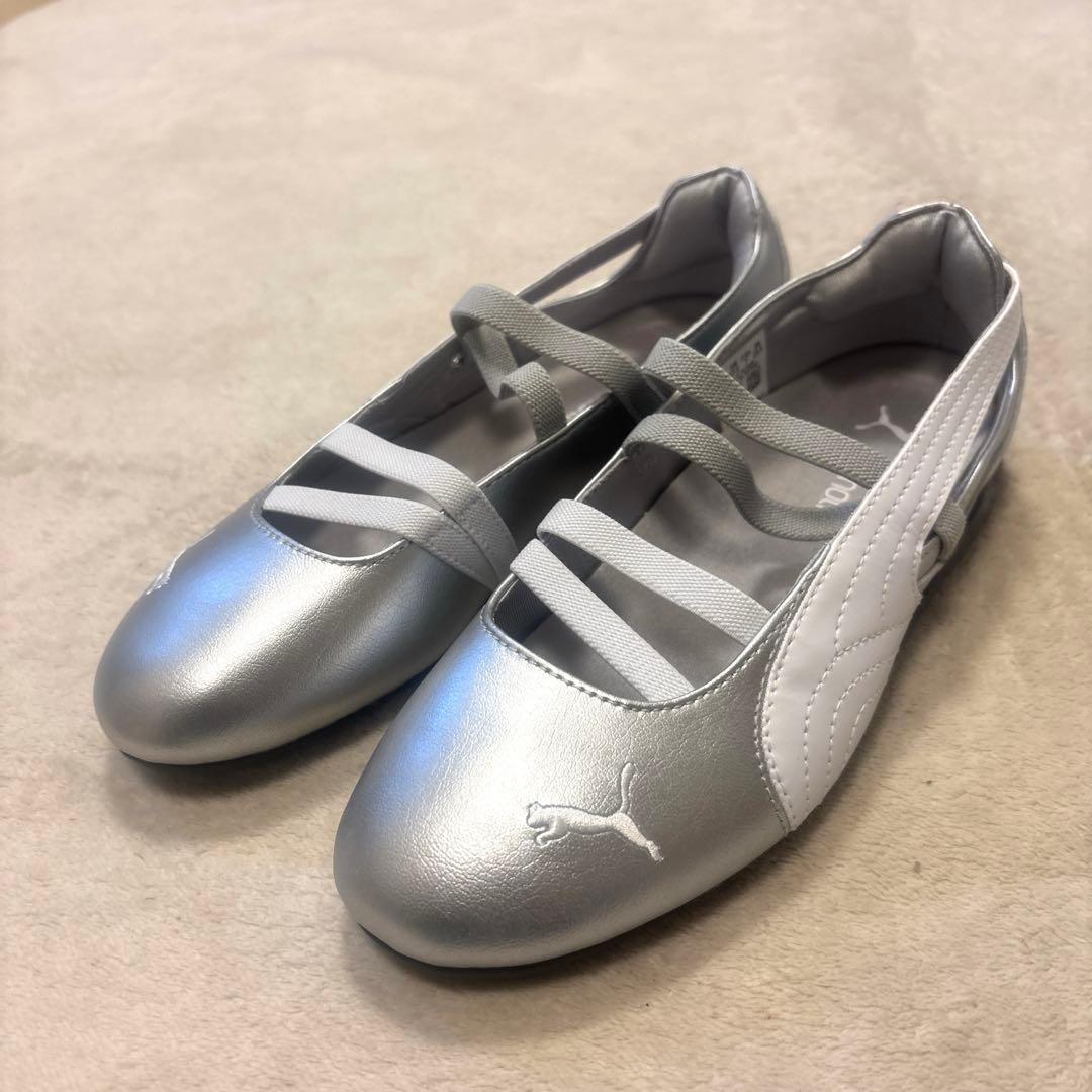 極美品⭐️ PUMA SPEEDCAT BALLET バレエシューズ　シルバー