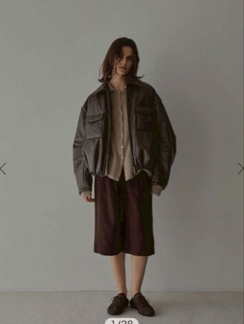 etretokyo エトレトウキョウ　バルーンシルエットパディングブルゾン