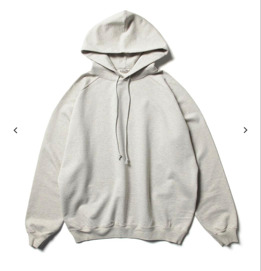 トップス AURALEE SUPER SOFT SWEAT BIG P/O PARKA 5