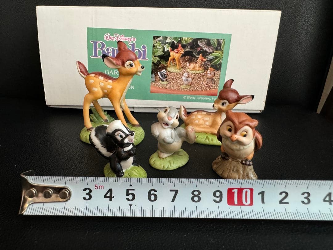 ディズニーバンビ　オーナメント　加藤工芸　箱庭　インテリア